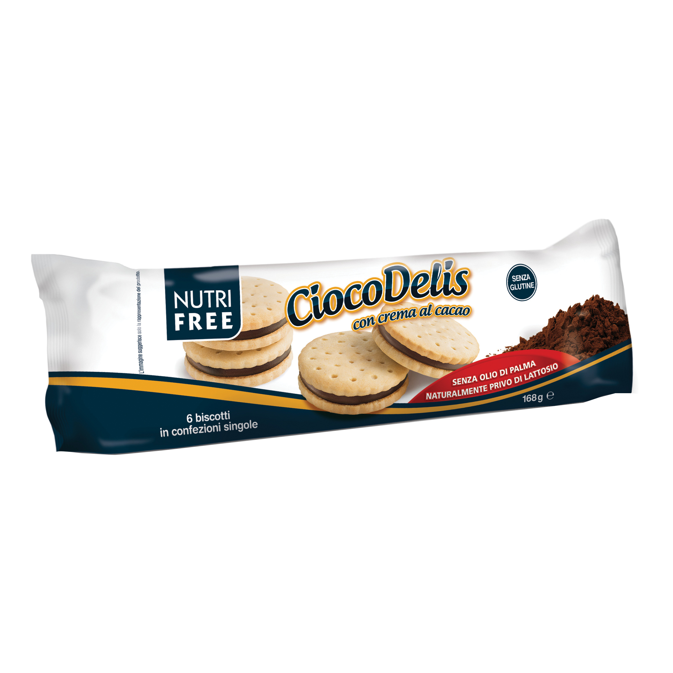Nutrifree Biscotti Ciocodelis 168g