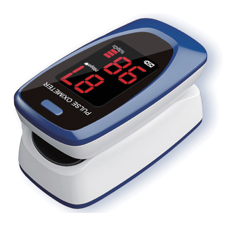 Pulsoximetro da dito oxy-2 schermo led 60x30,5x32,5mm 1 pezzo