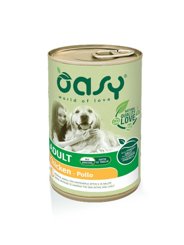 Oasy Cane Lifestage Adulto Pollo 400 Gr