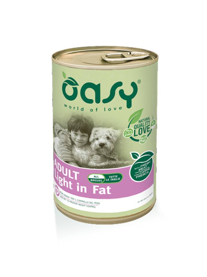 Oasy Cane Lifestage Adulto Light In Fat Pollo 400 Gr