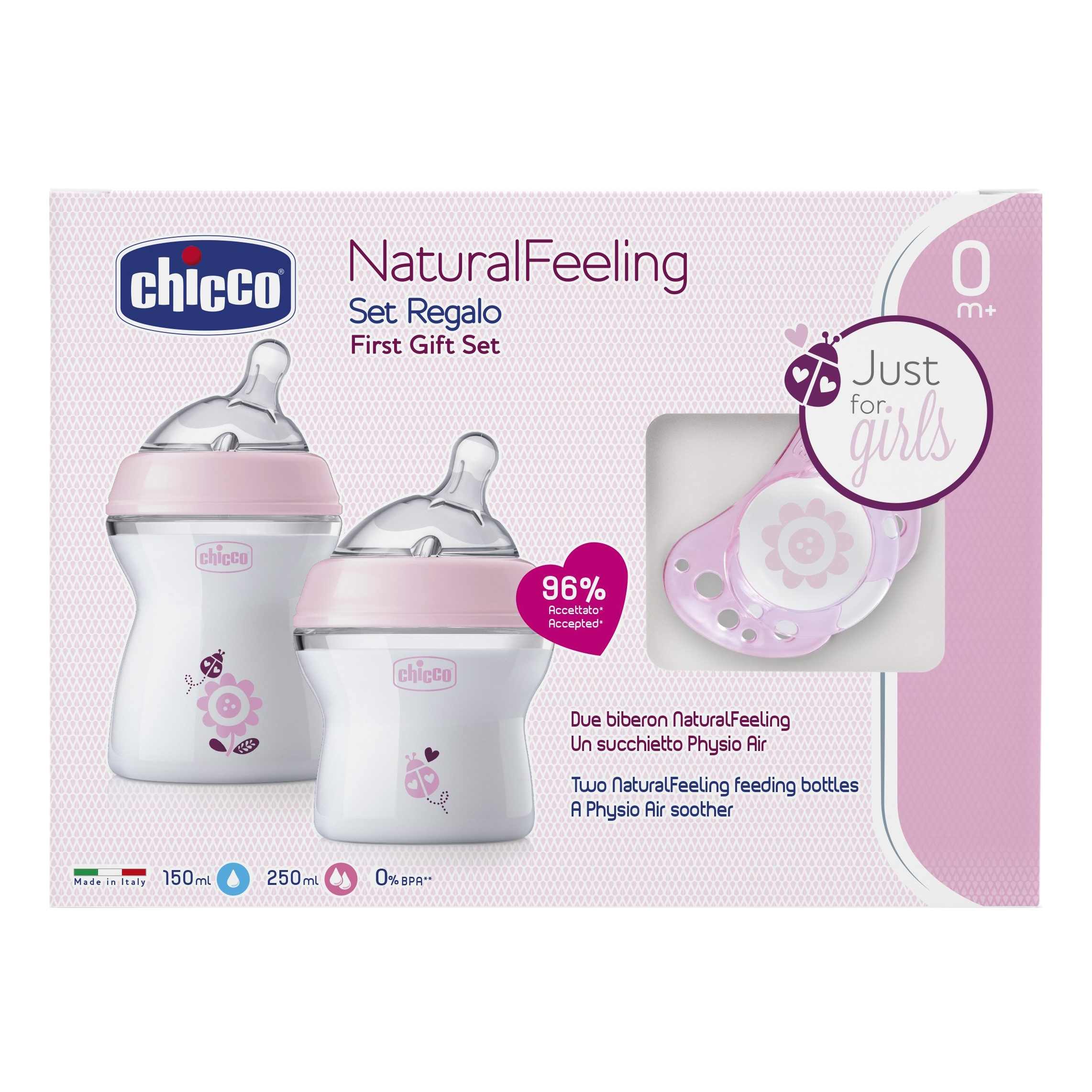 Chicco set Natural Feeling girl