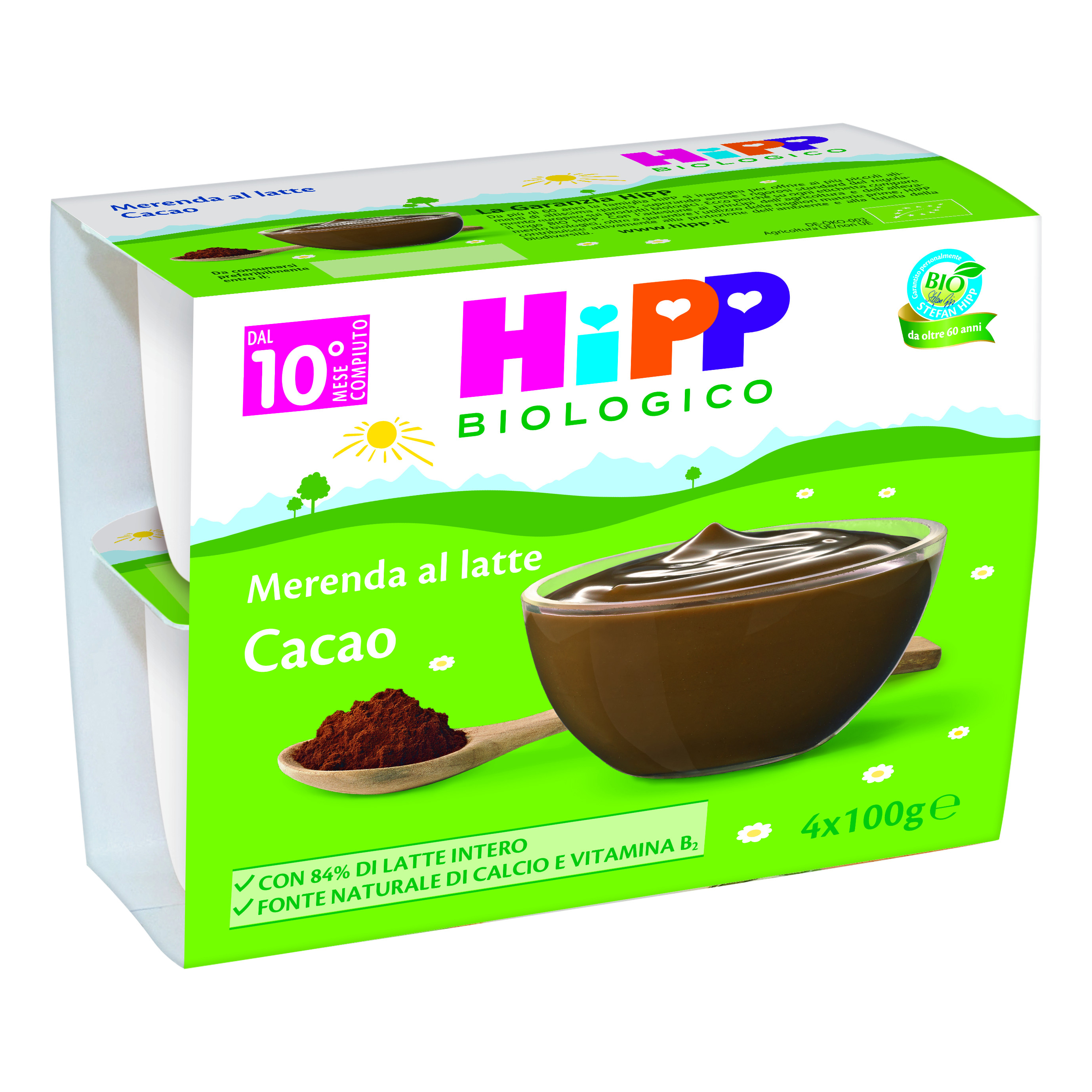 Hipp merenda latte cacao 400g