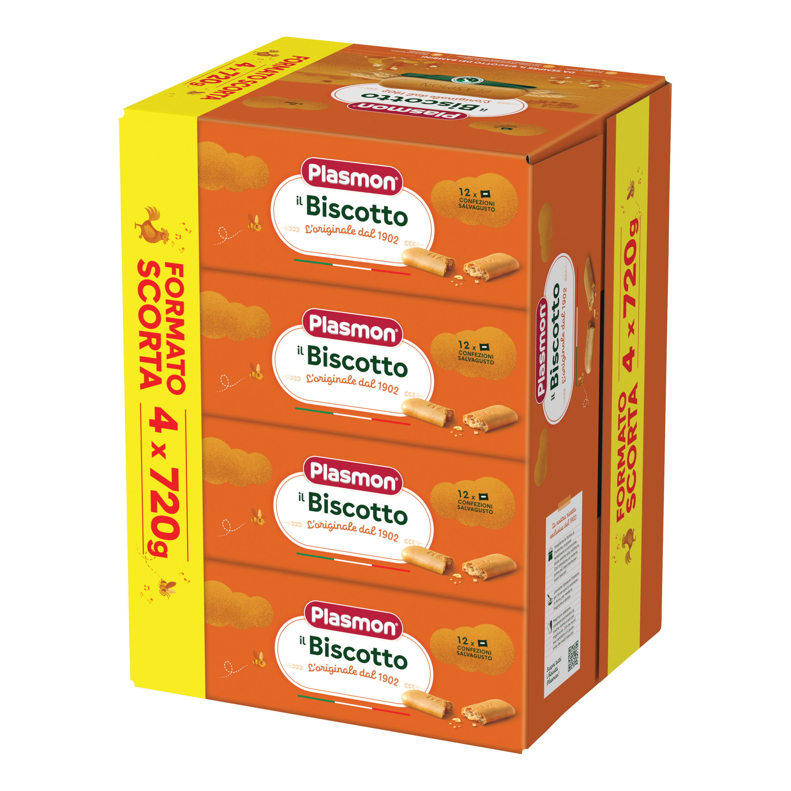 Plasmon biscotto 4x720g