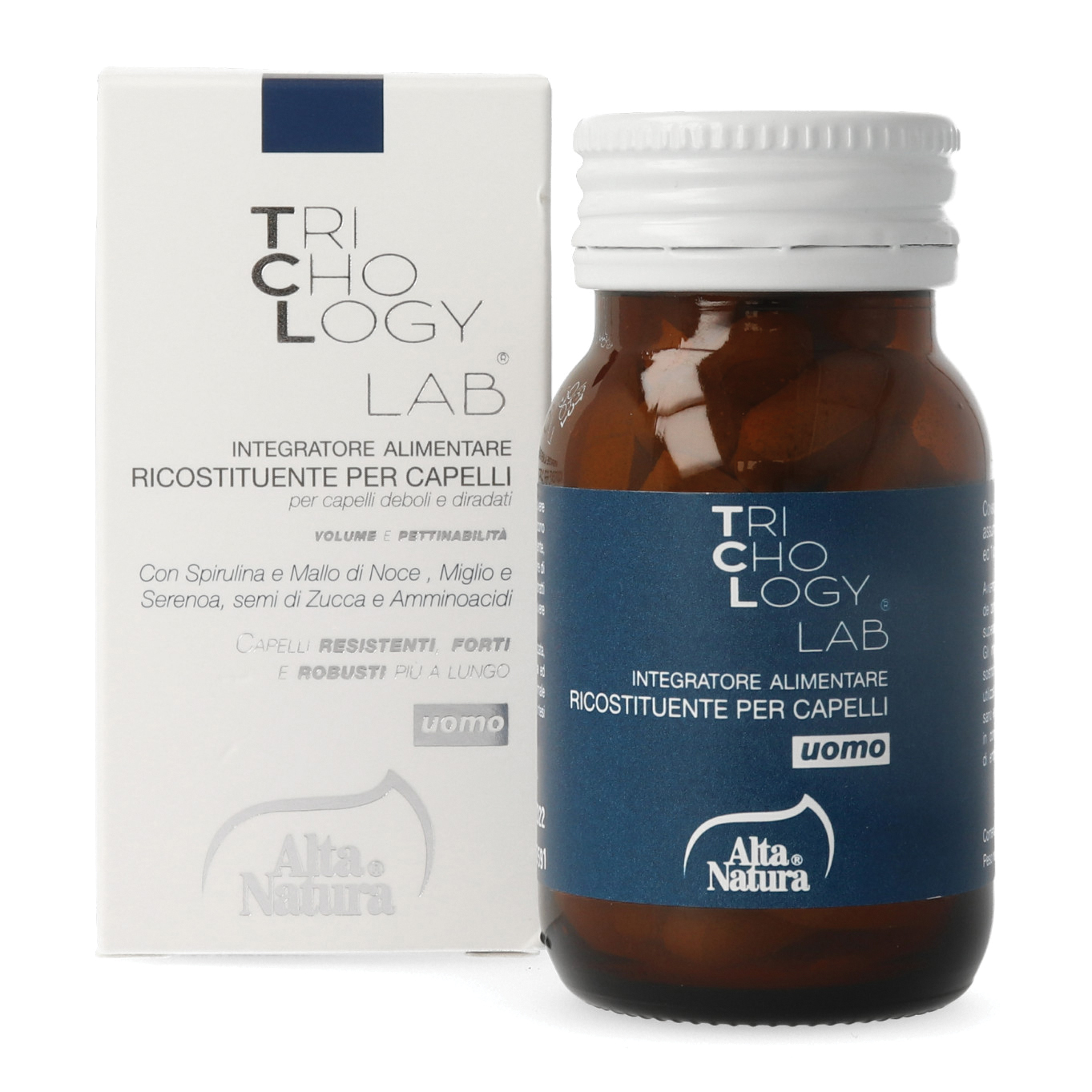 Trichology lab 50 compresse uomo anticaduta