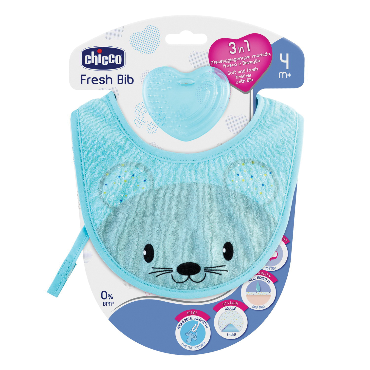 Chicco Massaggiagengive fresh azzurro 4m+