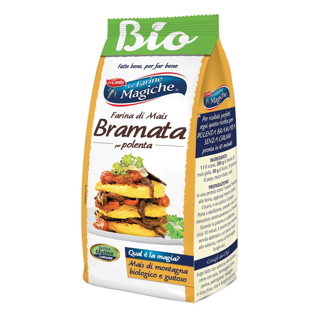 Ipafood Le Farine Magiche Farina Di Mais Gialla Bramata Per Polenta 400g