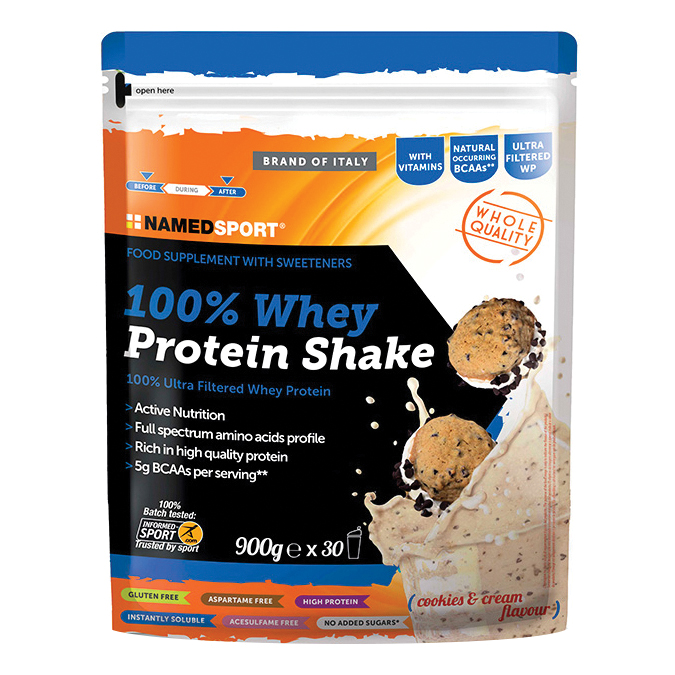 100% Whey Protein Shake Cookies &amp; Cream 900 G