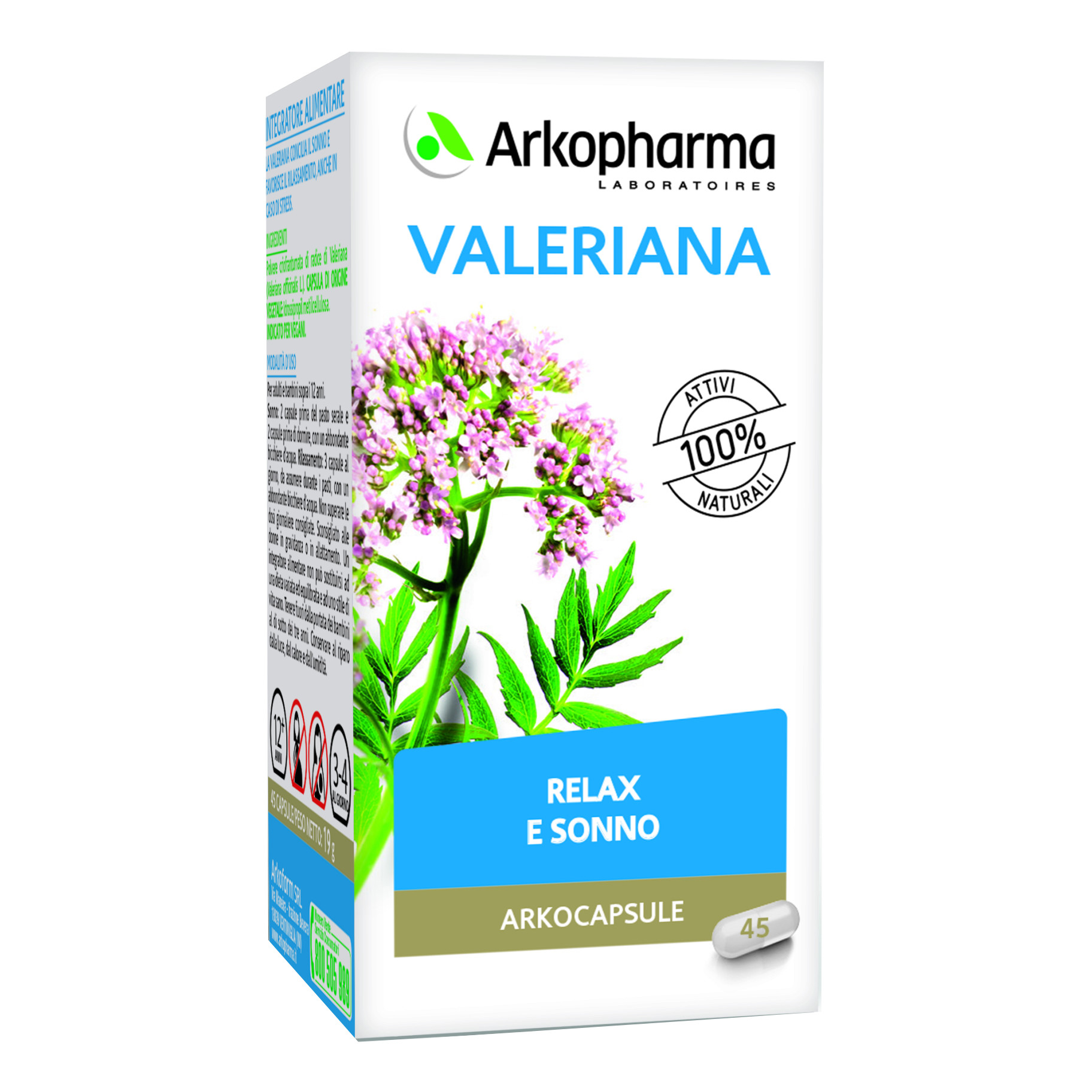 Arkocapsule Valeriana 45 Capsule