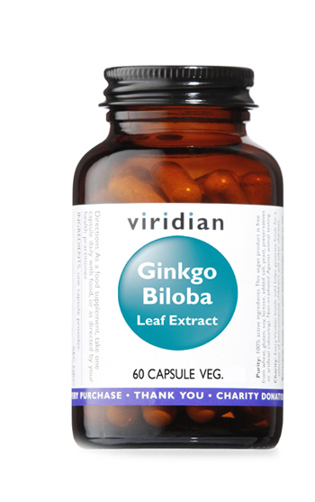 Viridian Ginkgo Biloba Leaf Extr 60capsule