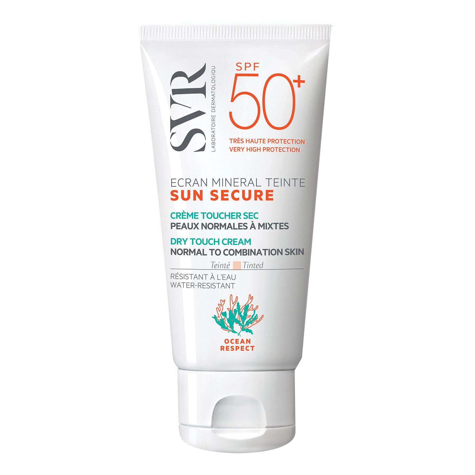 Svr Sun Secure Ecran Mineral Teinté Crema Viso Pelle Normale Mista