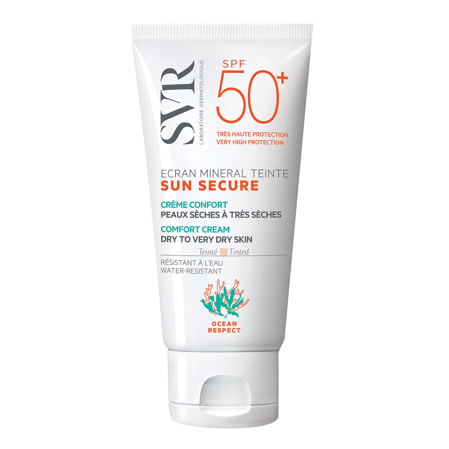Svr Sun Secure Ecran Mineral Teinté Crema Viso Pelle Secca 50ml