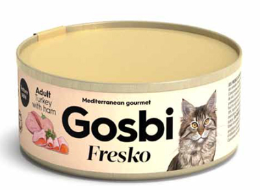 Gosbi Fresko Cat Adult Turkey &amp; Ham 70 G