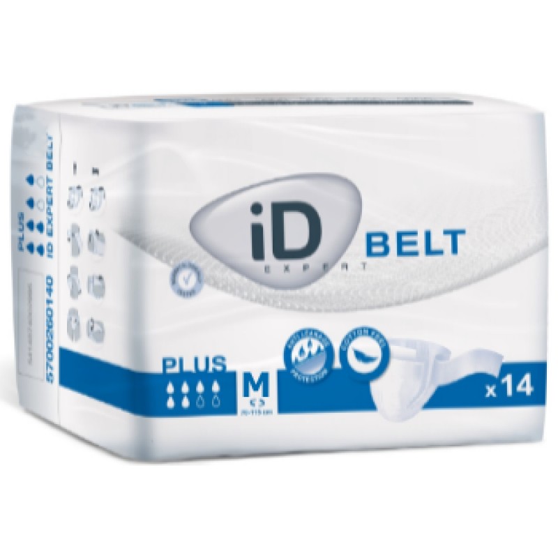 Pannolone per incontinenza id belt plus medium n1 14 pezzi