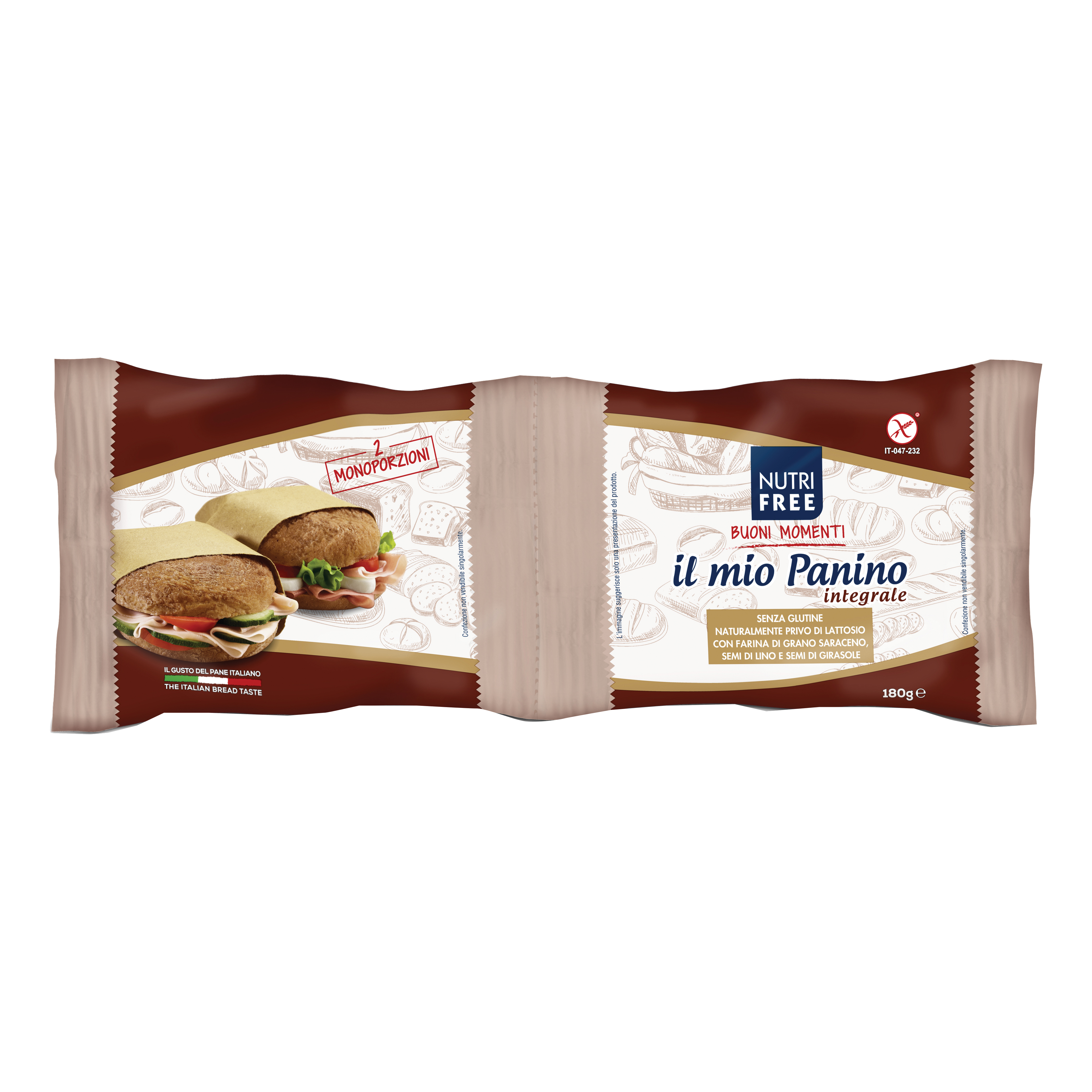 Nutrifree Il Mio Panino Integrale 2 X 90 G