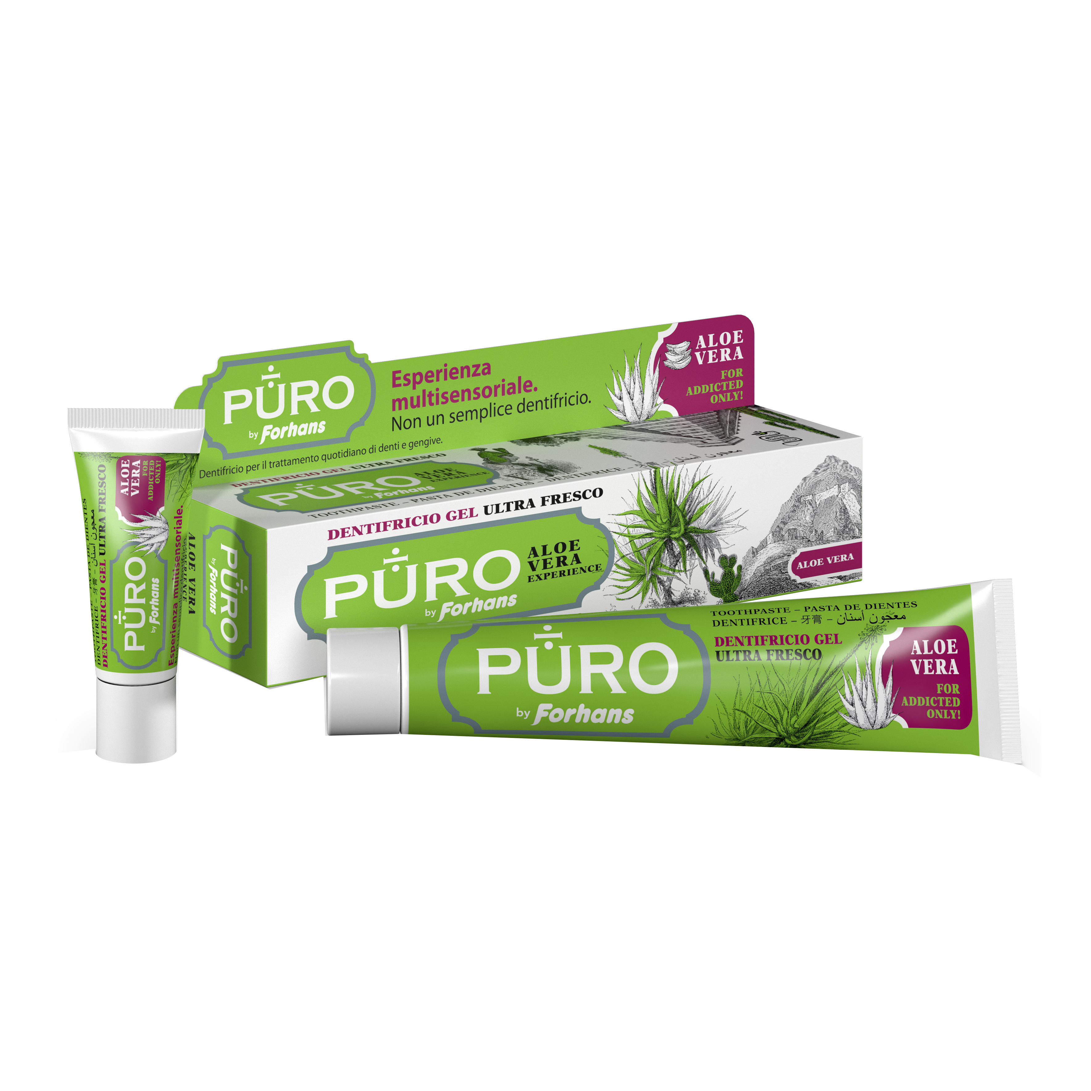 Puro dentifricio aloe vera 75 ml