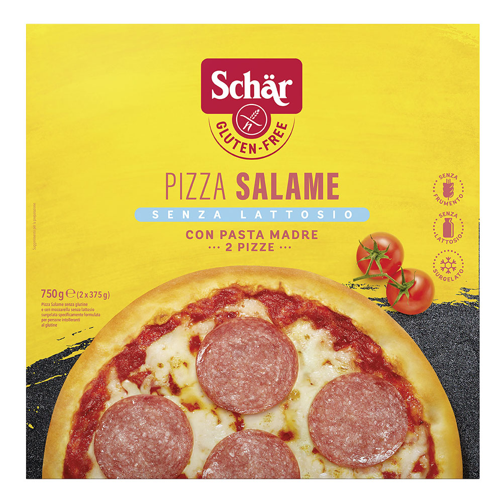 Schar surgelati pizza salame bonta' d'italia 750 g 1 pezzo