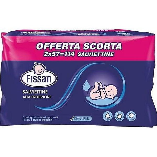 Fissan salviettine alta protezione bipack 57 pezzi