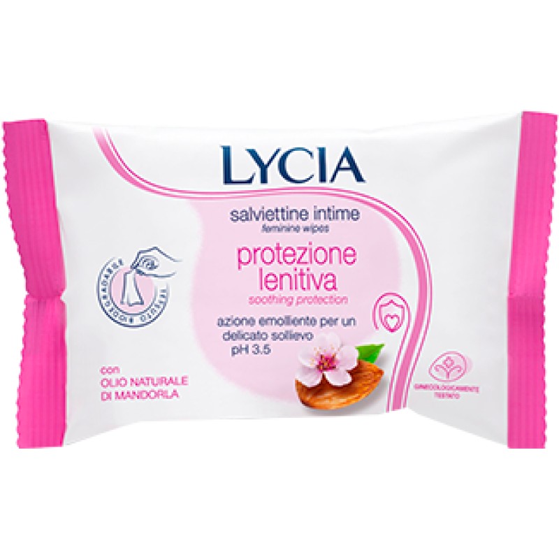 Lycia Protezione Lenitiva Salviettine Intime a pH 3,5 12 Pezzi