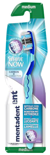Mentadent Spazzolino White Now Carbon Correct