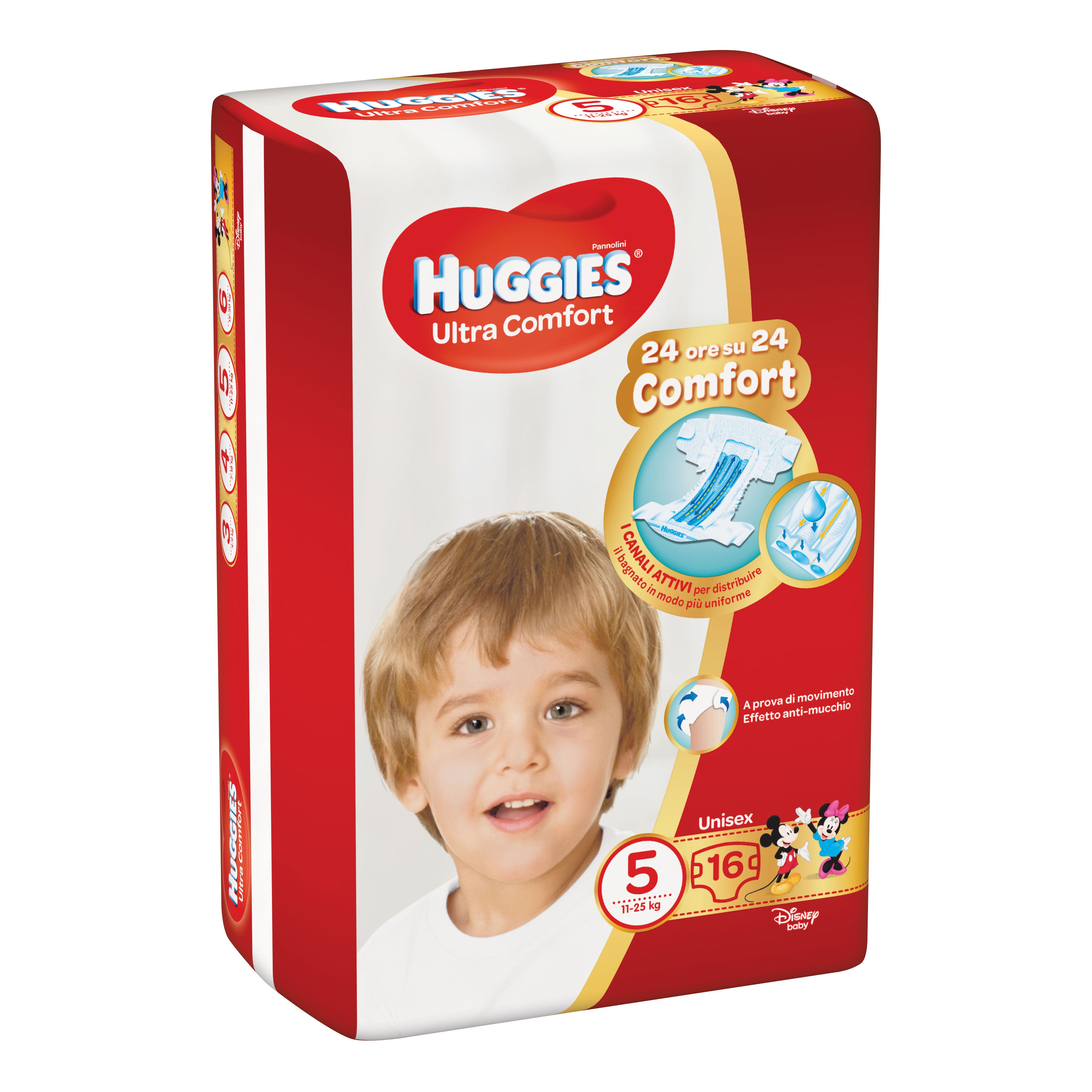 Hugg.u-comf.base5(11-25kg)16pezzi