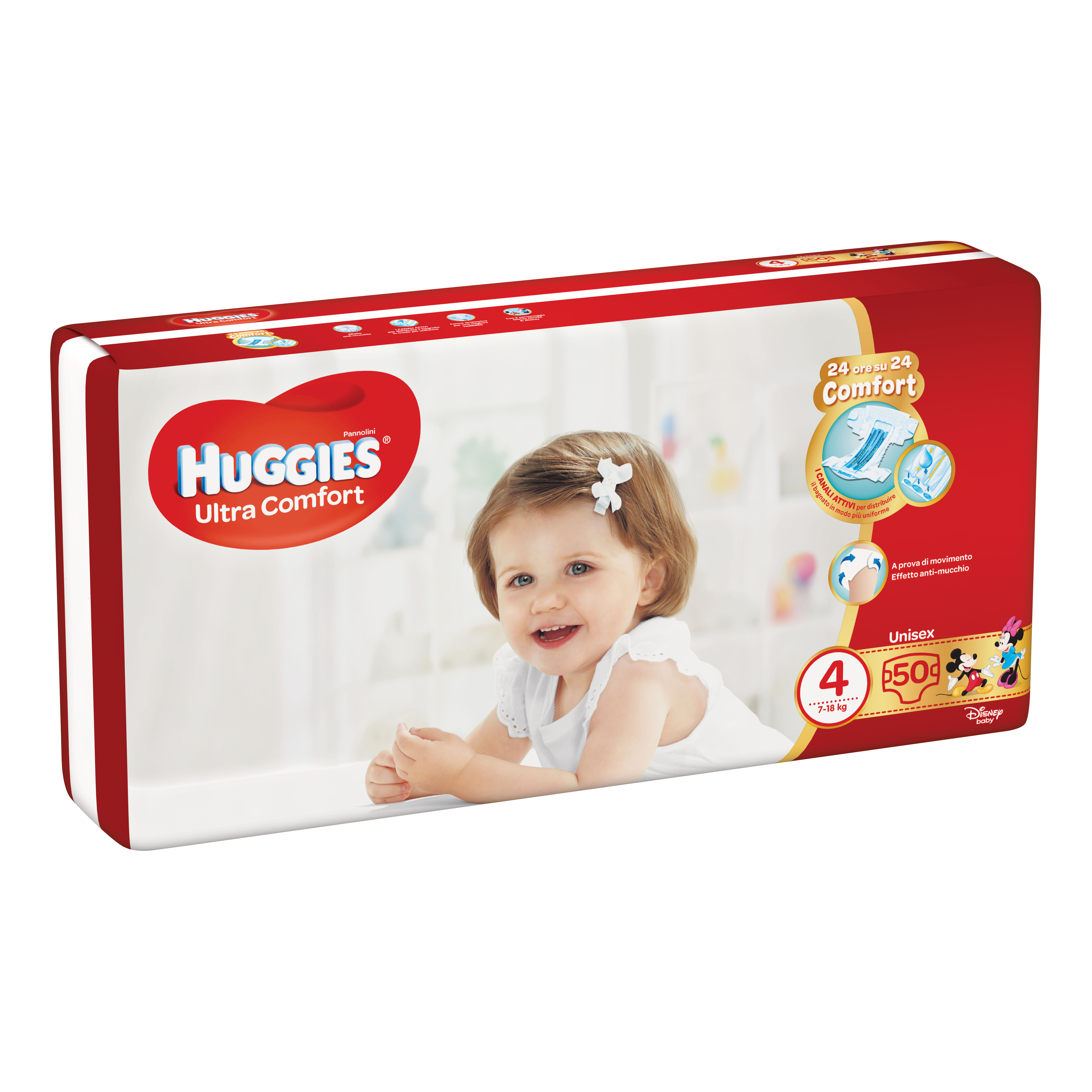 Pannolino huggies ultra comfort grande 4 50 pezzi