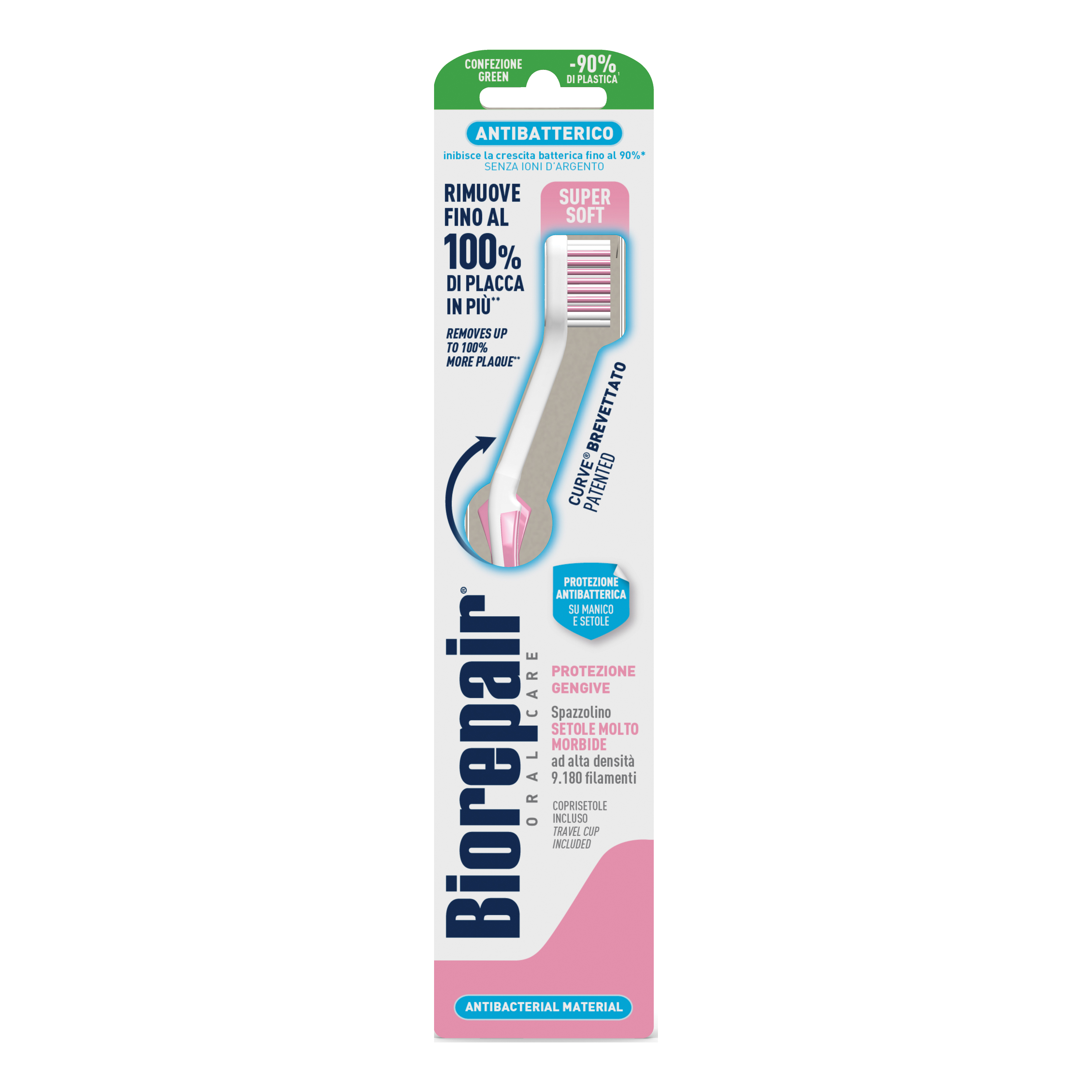 Biorepair Spazzolino Curve Protezione Gengive 1 Pezzo