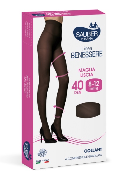 Collant velato sauber 8-12mmgh nero 4