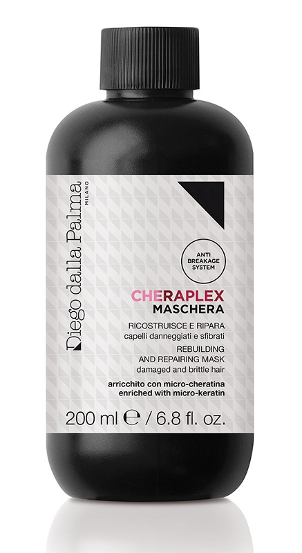 Diego Dalla Palma - Cheraplex Maschera - Ricostruisce E Ripara Capelli Danneggiati E Sfibrati 200 Ml