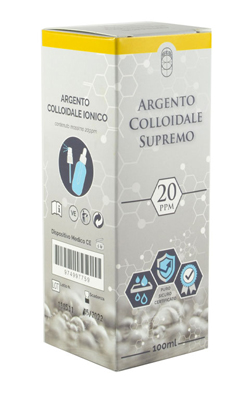 Argento Colloidale Supremo 20ppm 100 Ml Spray + Contagocce