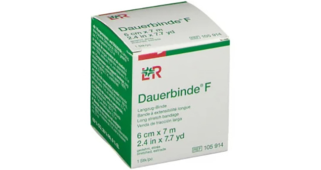 Dauerbinde f benda el.leg. 6x7