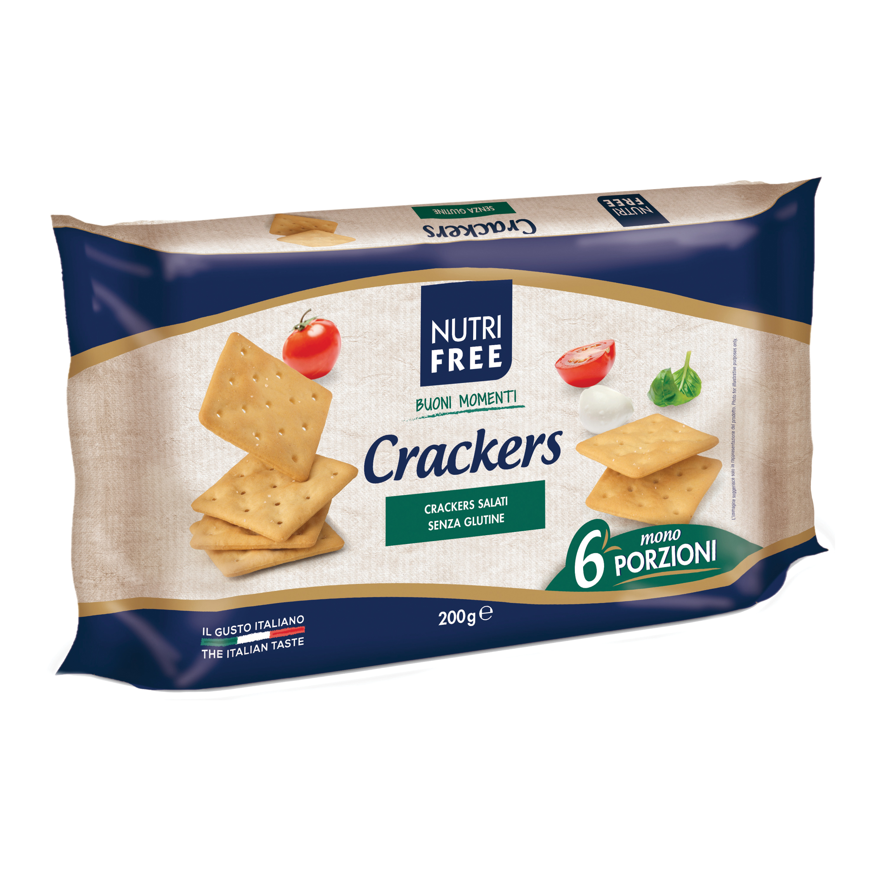 Nutrifree crackers 6x33,4g