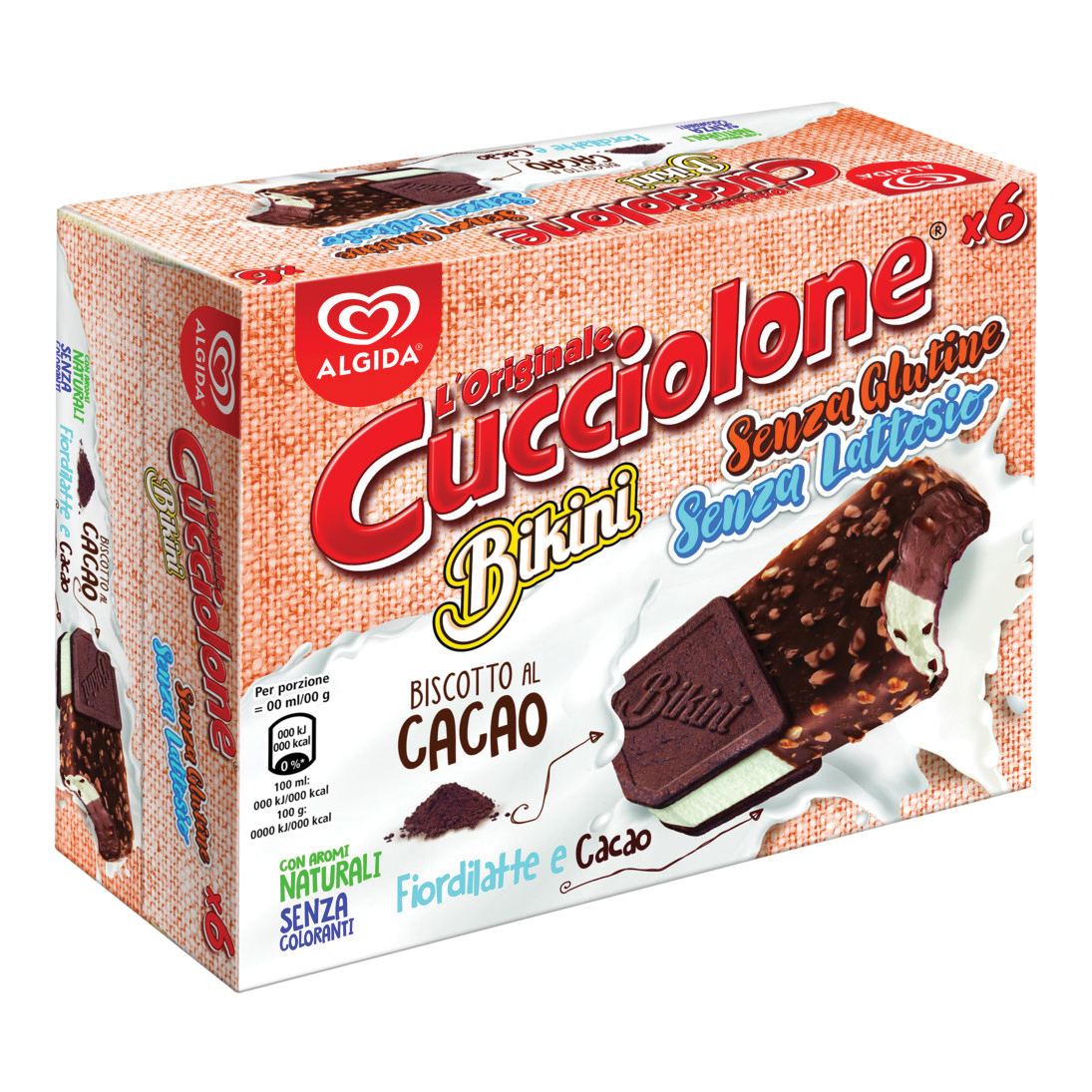 Algida Cucciolone Bikini 6 X 50 G