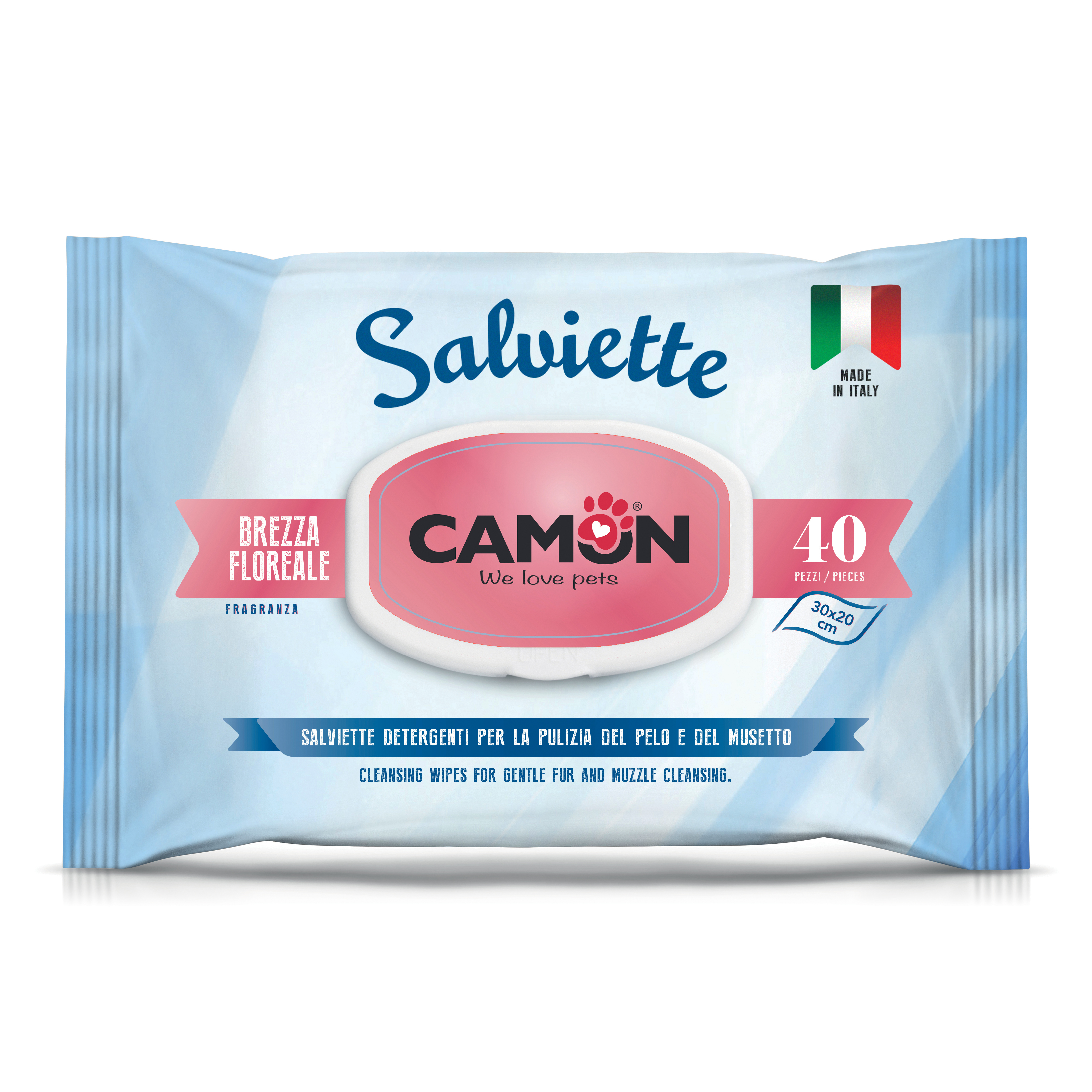 Camon Salviette Detergenti 40 Pezzi Brezza Floreale