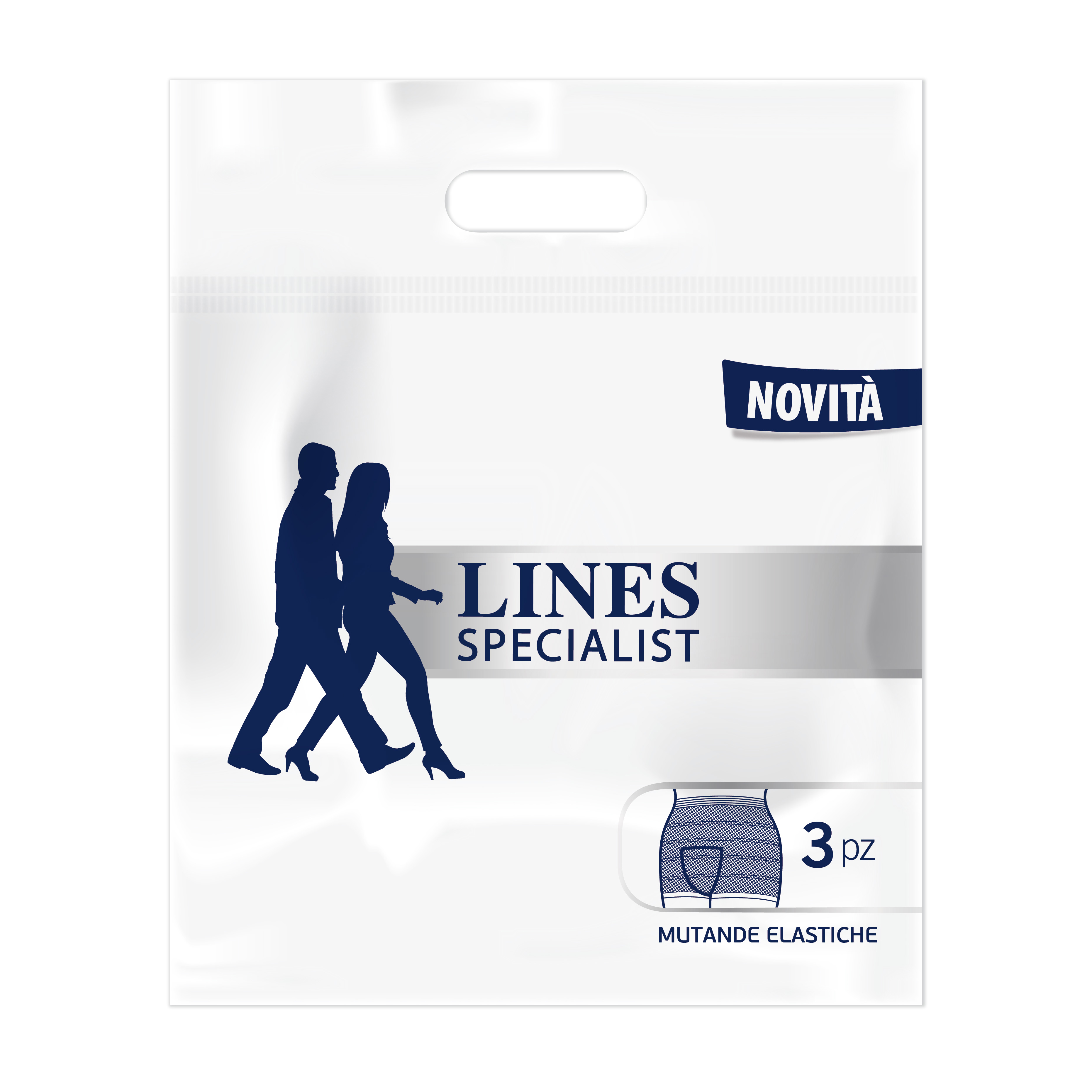 Lines specialist mutanda elastica mp 3 pezzi