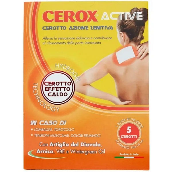 Cerox active azione lenitiva effetto caldo 5 pezzi