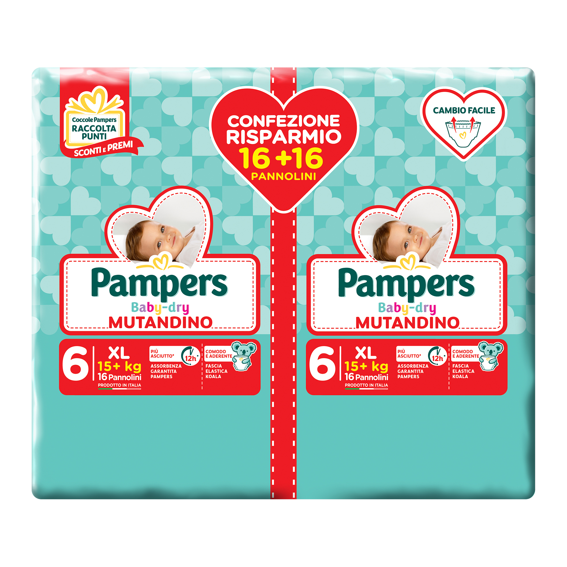 Pampers Bd Mut Vp Tg6 El 32pezzi