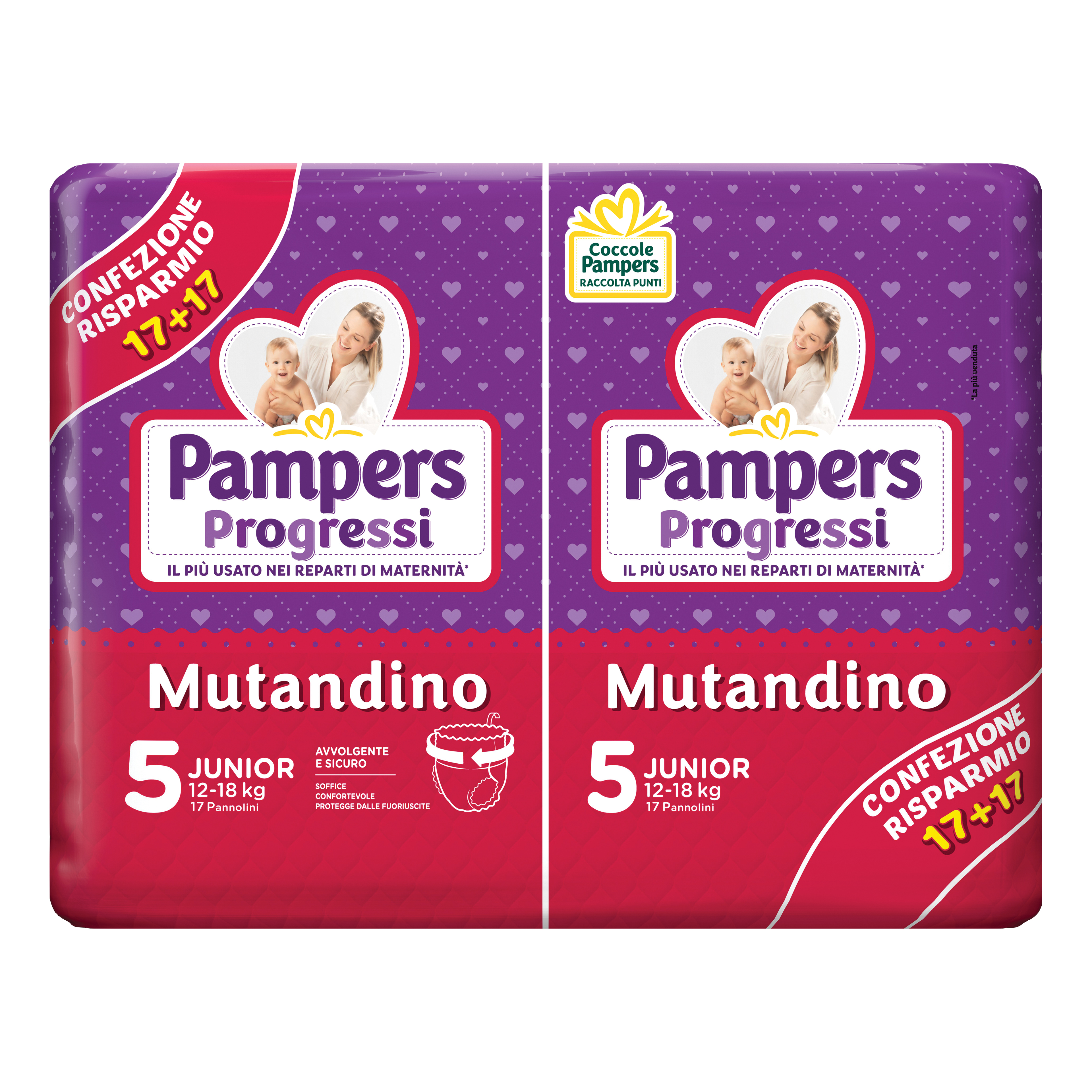 Pampers Prog Mut Jun 34pezzi 8865