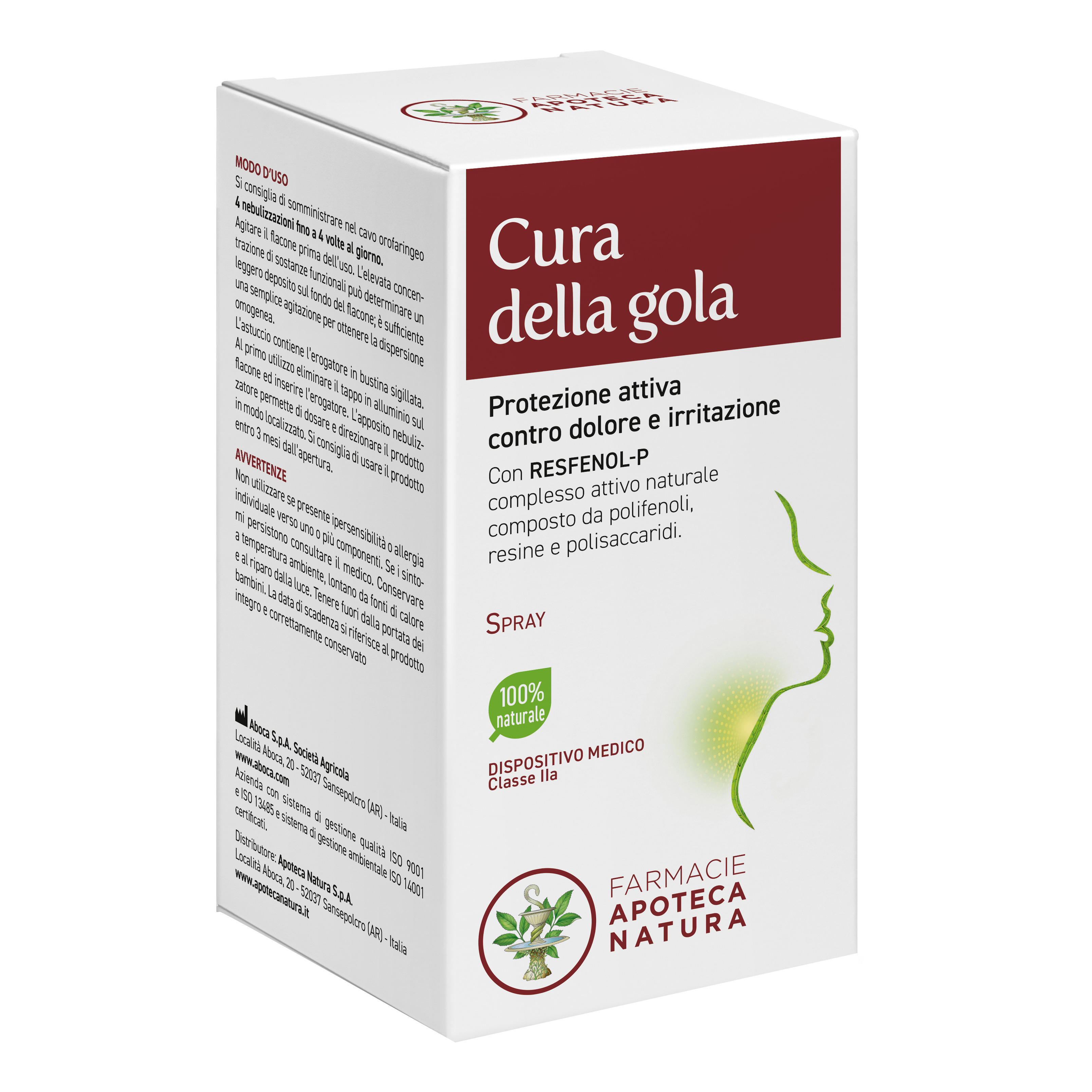 Cura della gola spray 30 ml