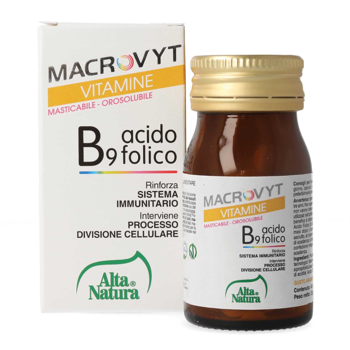 Macrovyt acido folico 40 compresse