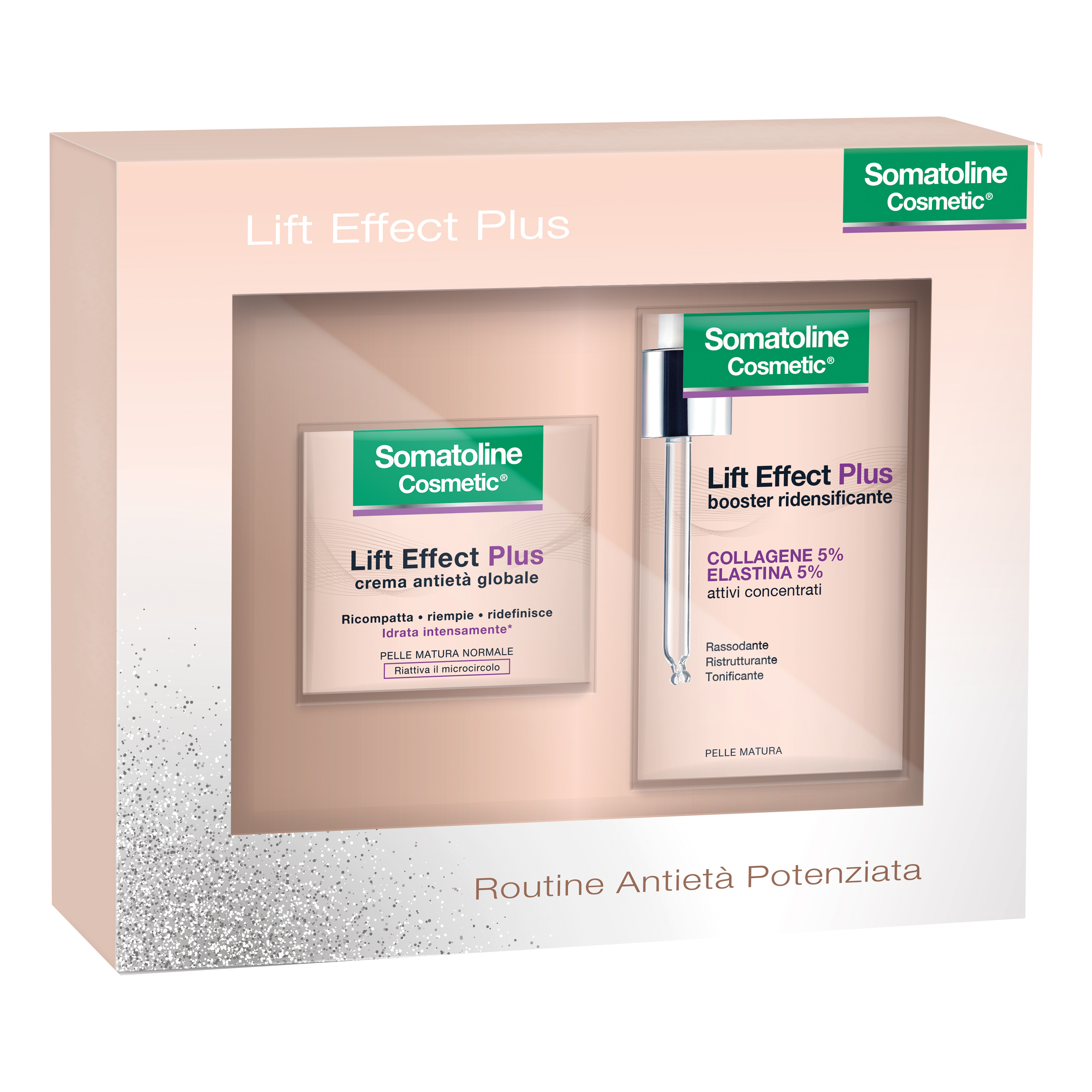 Somatoline cosmetics viso plus crema giorno 50 ml + booster 30 ml