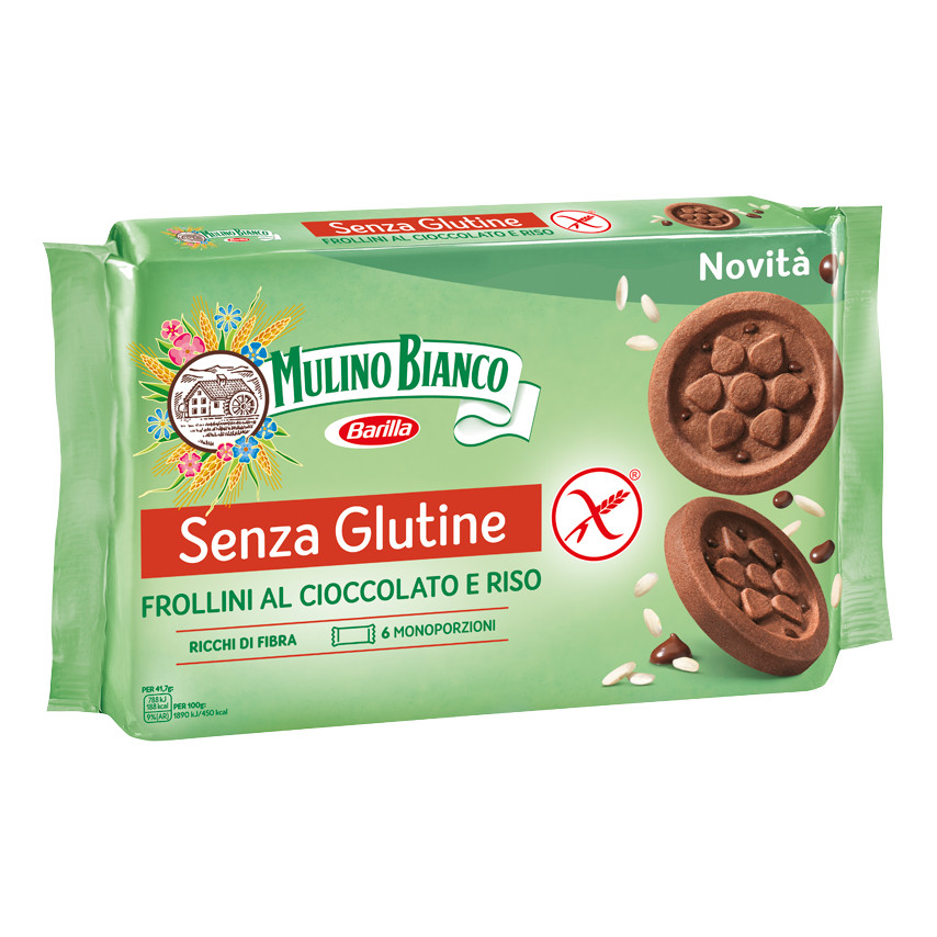 Mulino Bianco Senza Glutine Frollini Cioccolato 250g