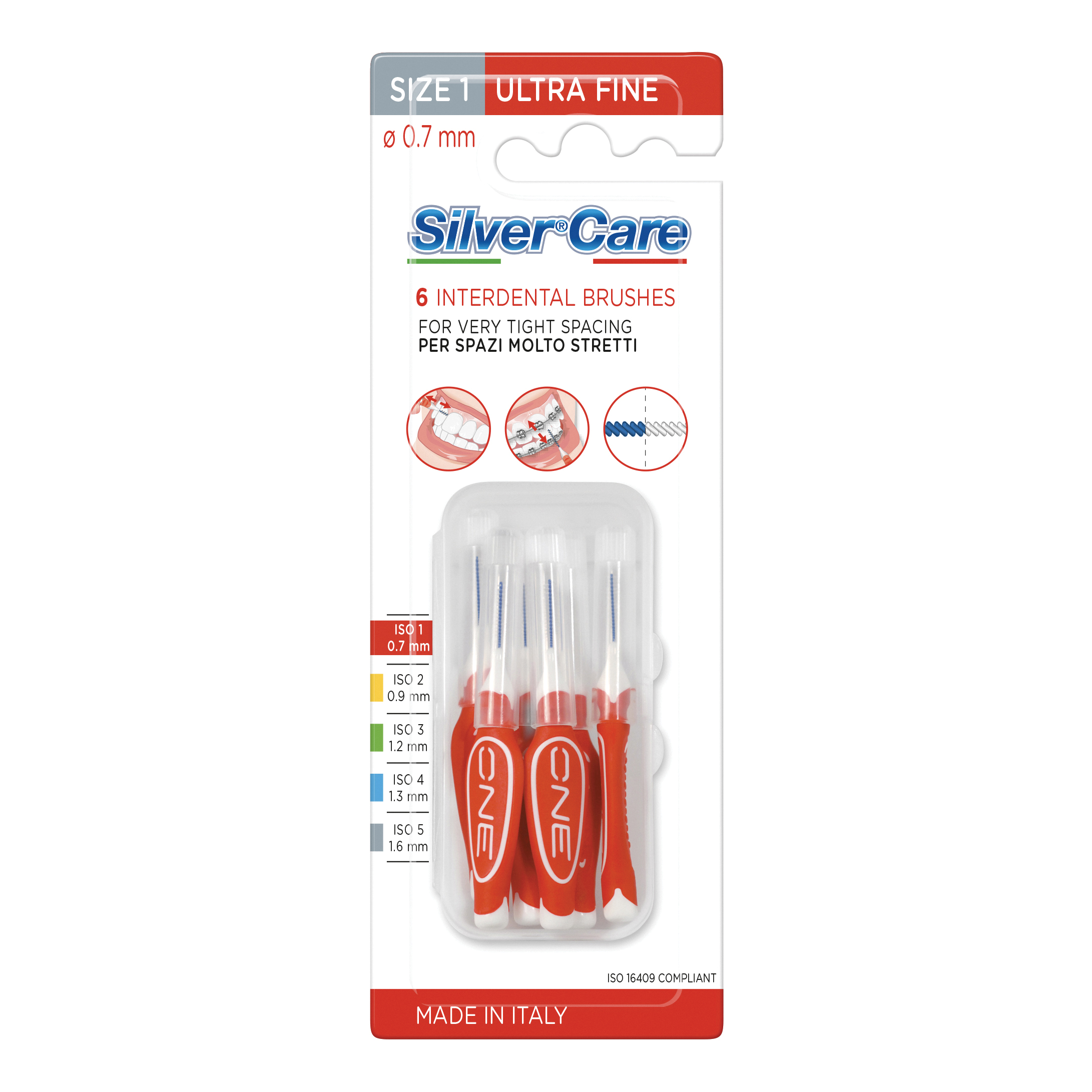 Silvercare scovolino interdentale ultra fine