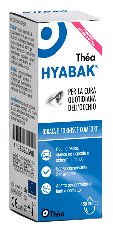 Thea Hyabak Soluzione oftalmica lubrificante 5 ml