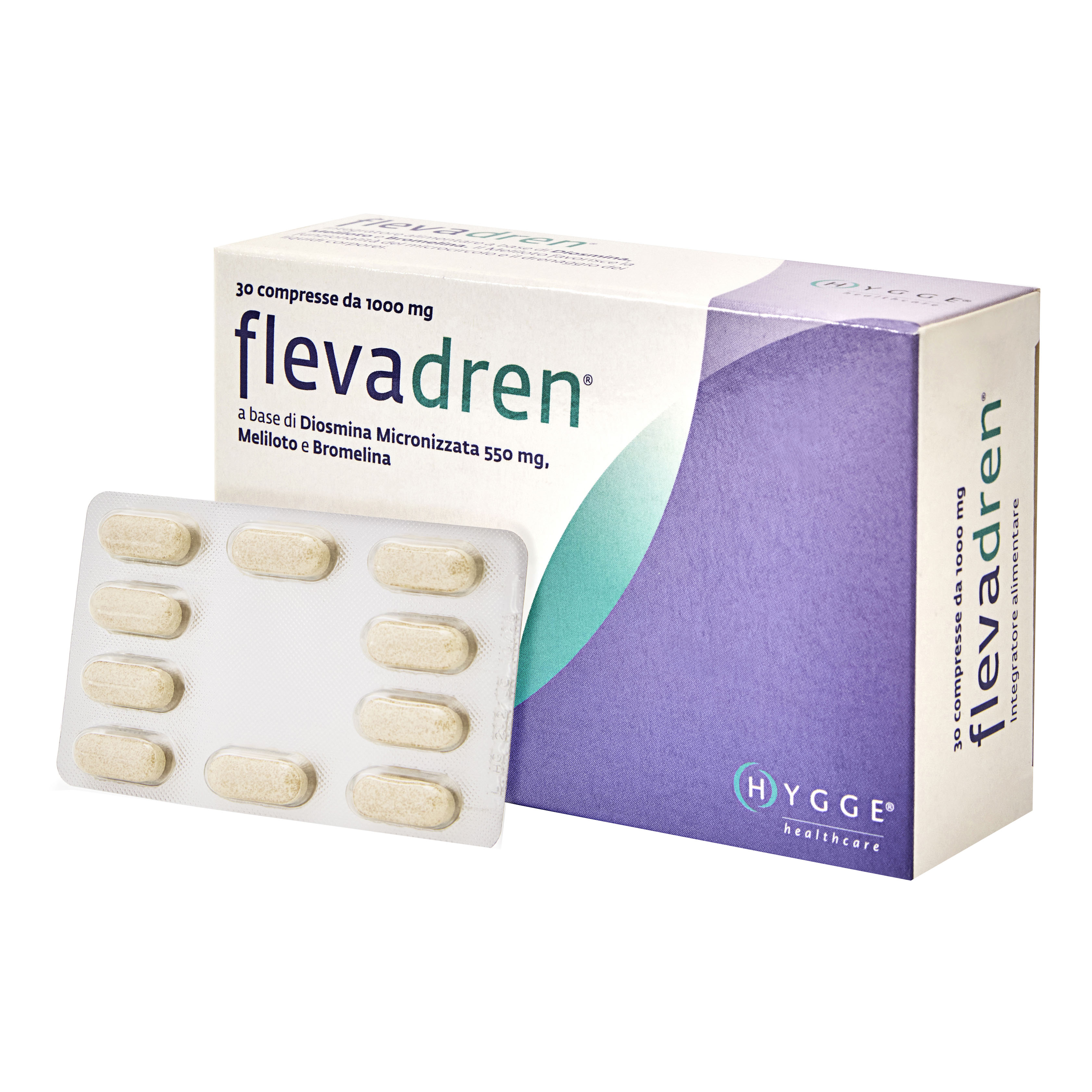 Flevadren 30 Compresse 550mg