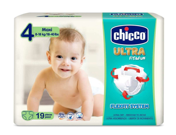 Chicco Pann ultra 4 Maxi(8-18) 19pezzi
