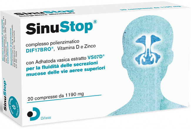 Sinustop 20 Compresse 1190mg