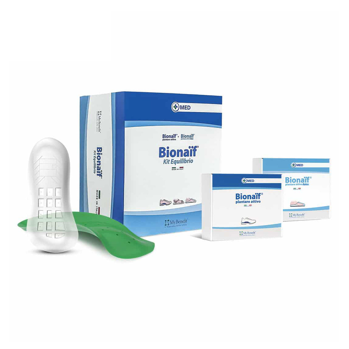 Kit equilibrio bionaif plantare attivo blu piccolo dal 34 al 38 52-58kg