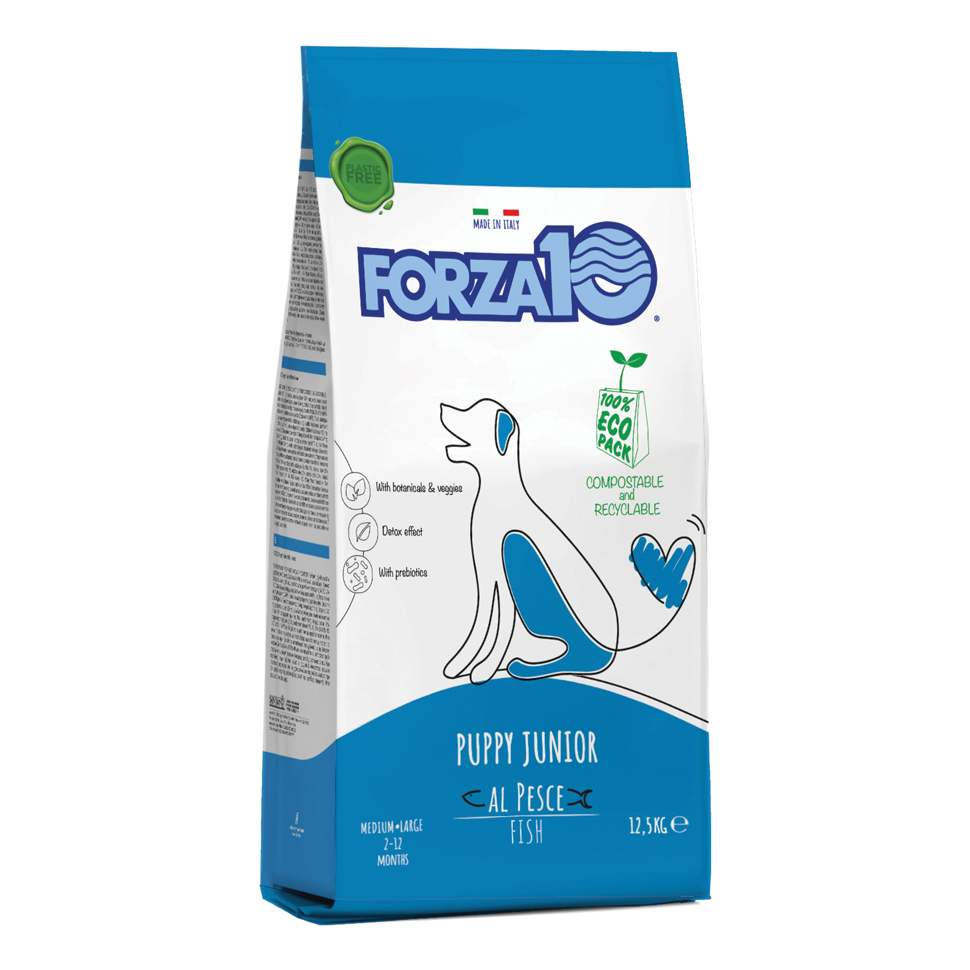 Forza 10 Maintenance Cane Puppy amp Junior M L Al Pesce 12,5 Kg