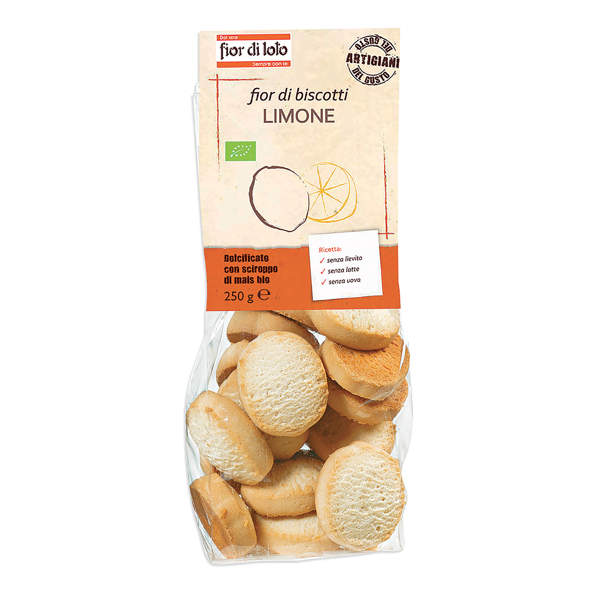 Fior di Loto Biscotti Limone 250g