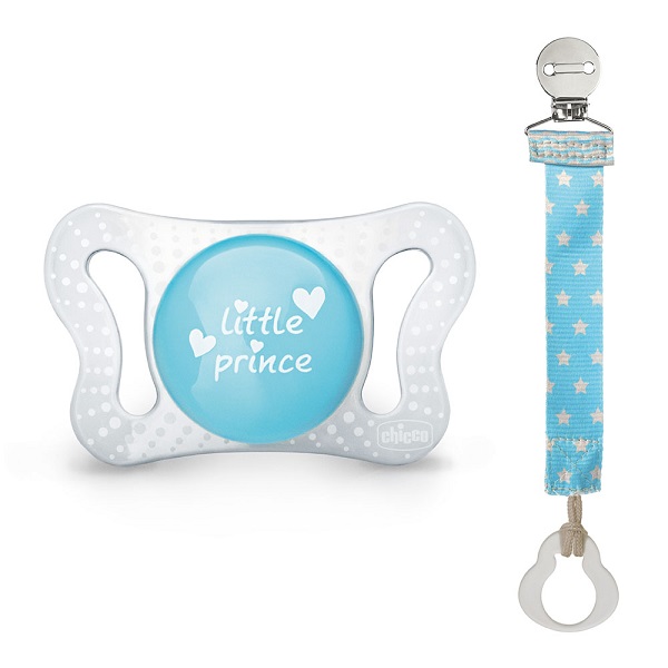 Chicco Succhietto micro+clip boy 0-2m